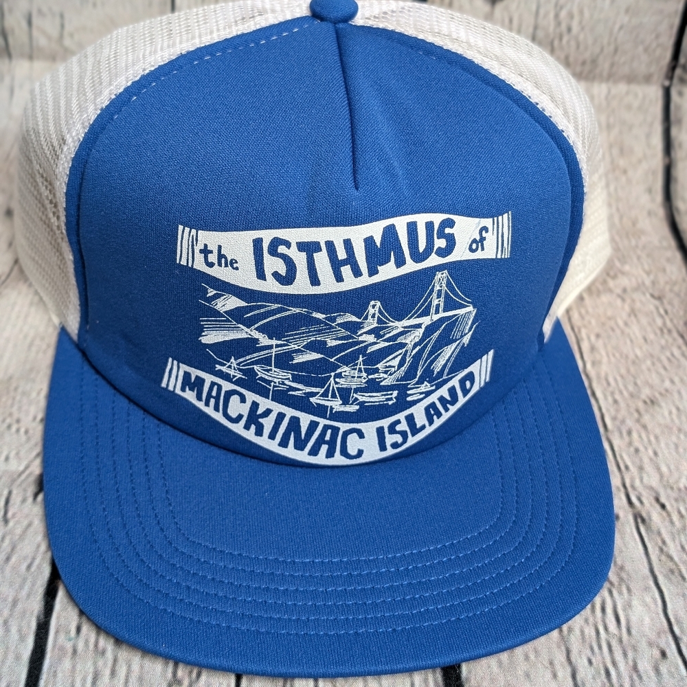 Toddland Blue and White Mackinac Island Cap